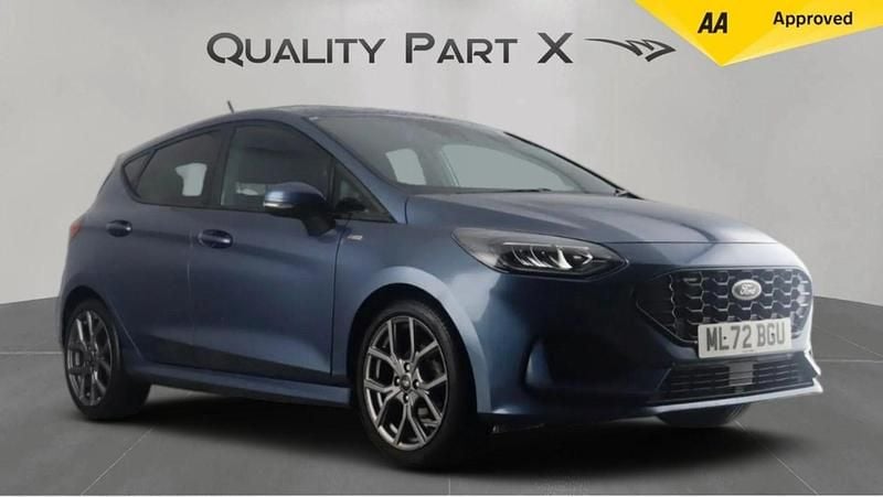 Blue Used 2022 Ford Fiesta ST-Line Hatchback | £11,738 (Good price) - Image 1/4