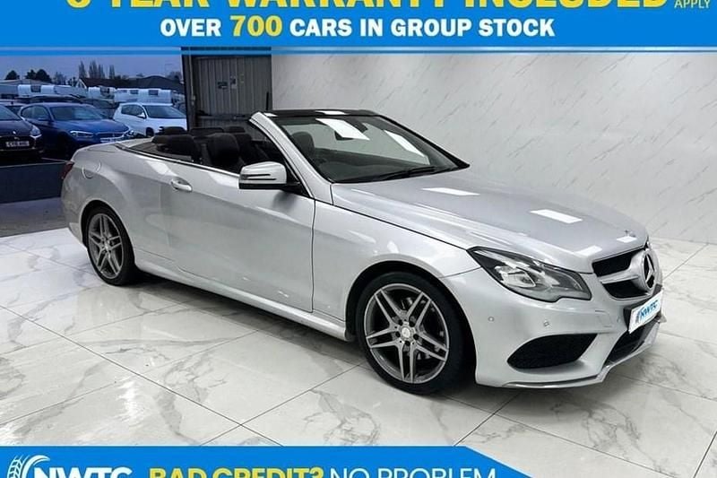 Used Mercedes E250 AMG line 2015 Silver Cabriolet