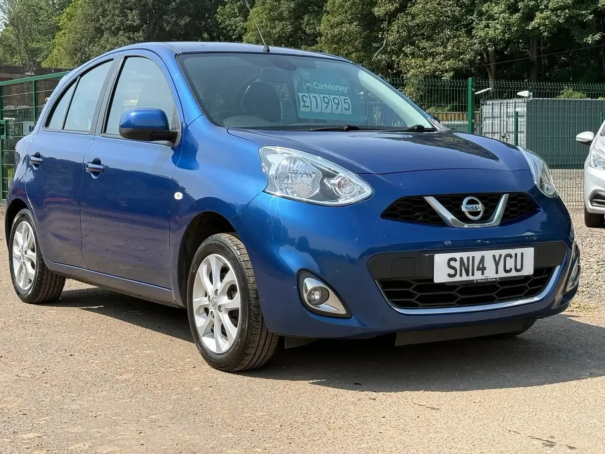 Used Nissan Micra Acenta 80 HP (58 kW) 2014 Blue Hatchback