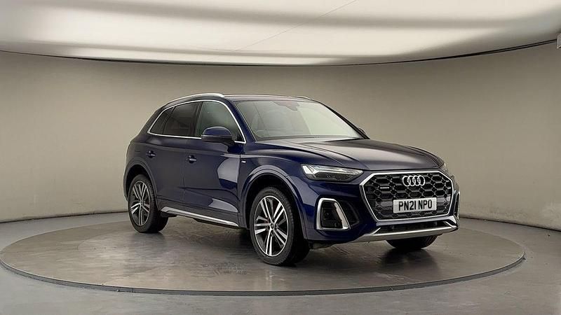 Navarra blue Used 2021 Audi Q5 S-Line SUV | £26,200 (Fair price) - Image 1/4