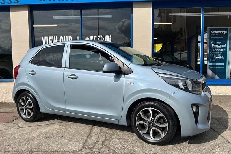 Used Kia Picanto 66 HP (48 kW) 2019 Blue Hatchback