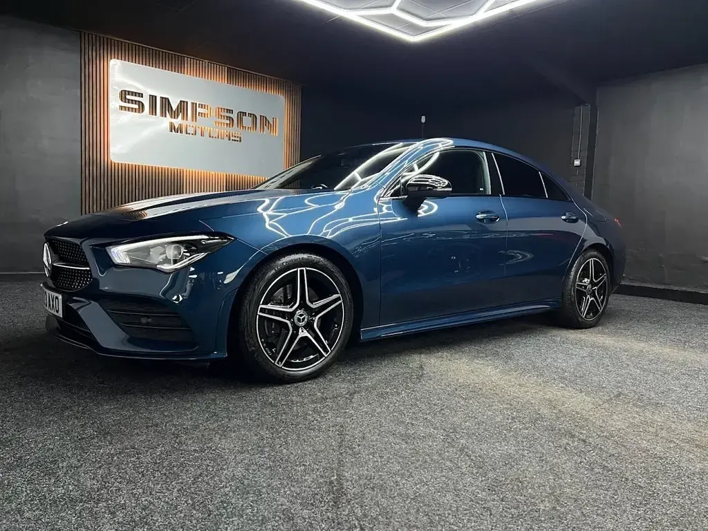Used Mercedes CLA200 Executive 163 HP (119 kW) 2023 Blue Coupe