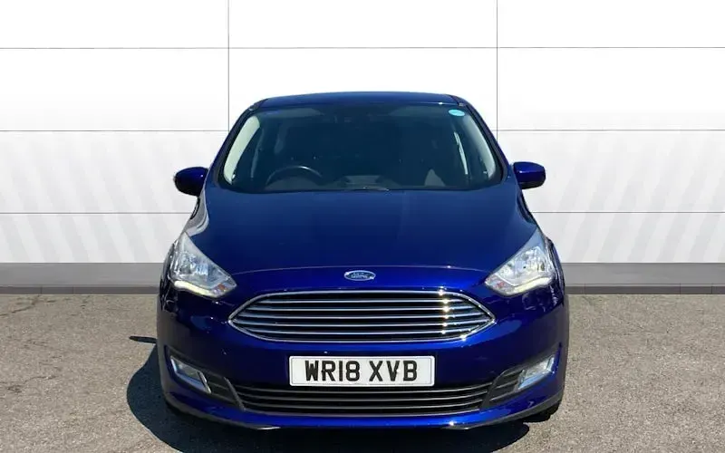 Used Ford C-MAX Titanium 125 HP (91 kW) 2018 Blue MPV
