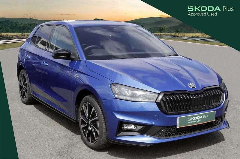 Race blue metallic Used 2025 Skoda Fabia Monte Carlo Hatchback | £19,844 (Expensive) - Image 1/4