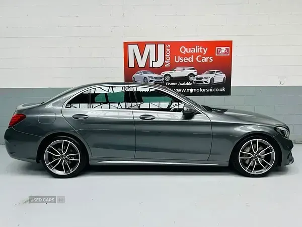 Used Mercedes C250 AMG line 204 HP (150 kW) 2017 Grey Sedan