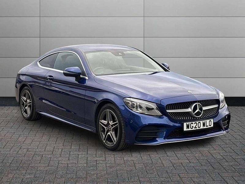 Blue Used 2020 Mercedes C200 AMG Line Premium Coupe | £22,990 (A bit pricey) - Image 1/4