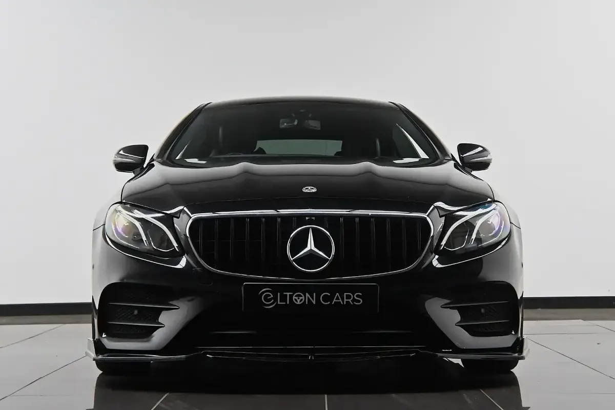 Used Mercedes E300 AMG line 245 HP (180 kW) 2019 Black Coupe