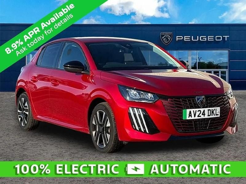 Used Peugeot e-208 Allure 100 kW (136 HP) 2024 Red Hatchback