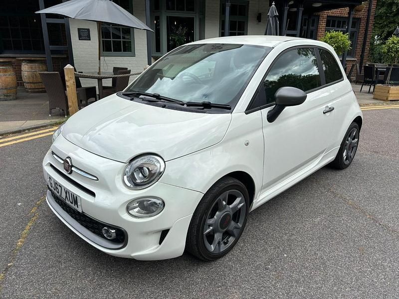 White Used 2017 Fiat 500 Pop Star Hatchback | £5,690 (Fair price) - Image 1/4