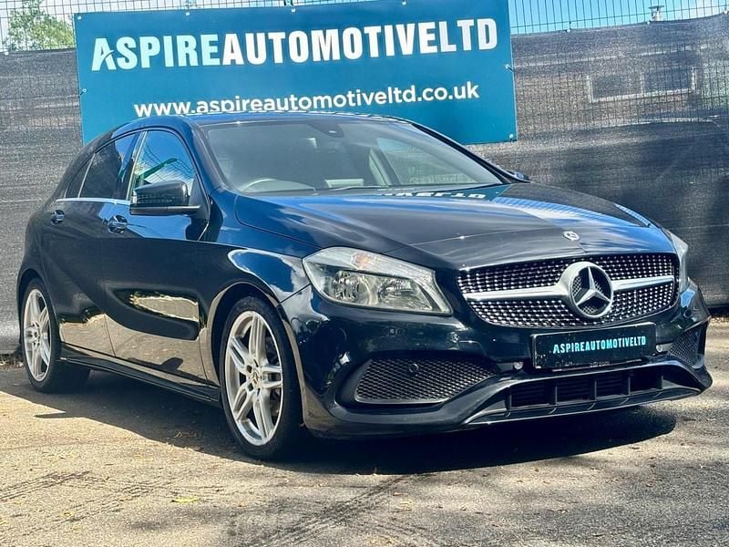 Black Used 2017 Mercedes A180 AMG line Hatchback | £9,495 (Fair price) - Image 1/4