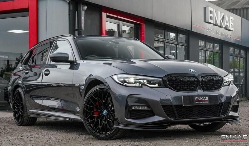 Grey Used 2022 BMW 330e M Sport Estate | £25,495 (Fair price) - Image 1/4