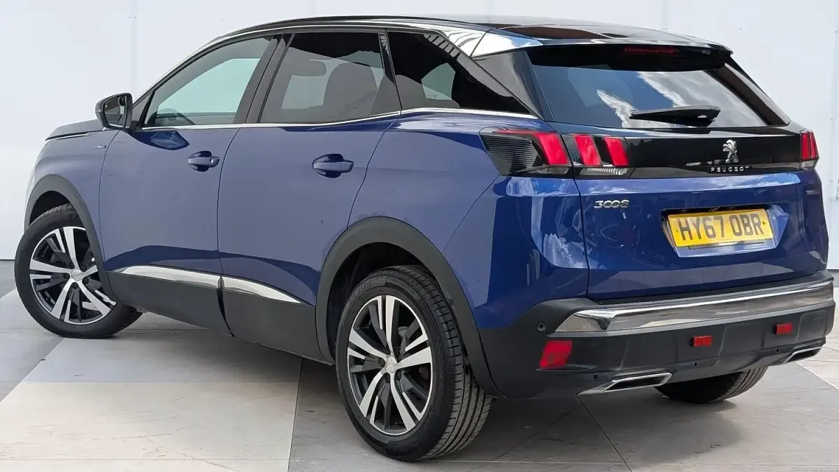 Used Peugeot 3008 GT-line 2017 Blue Hatchback