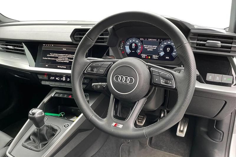 Used Audi A3 S-Line 110 HP (80 kW) 2023 White Sedan