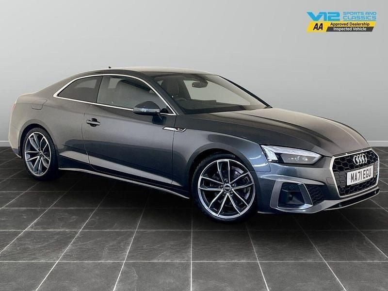 Grey Used 2021 Audi A5 S-Line Coupe | £17,295 (Super price) - Image 1/2
