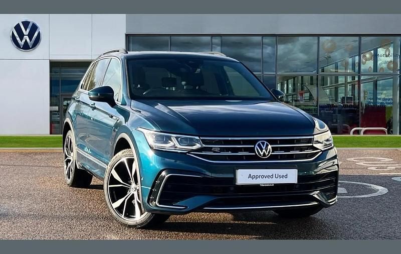 Used VW Tiguan R-line 150 HP (110 kW) 2022 Blue SUV