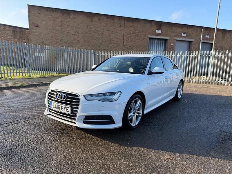 Used Audi A6 S-Line 190 HP (139 kW) 2016 White Sedan
