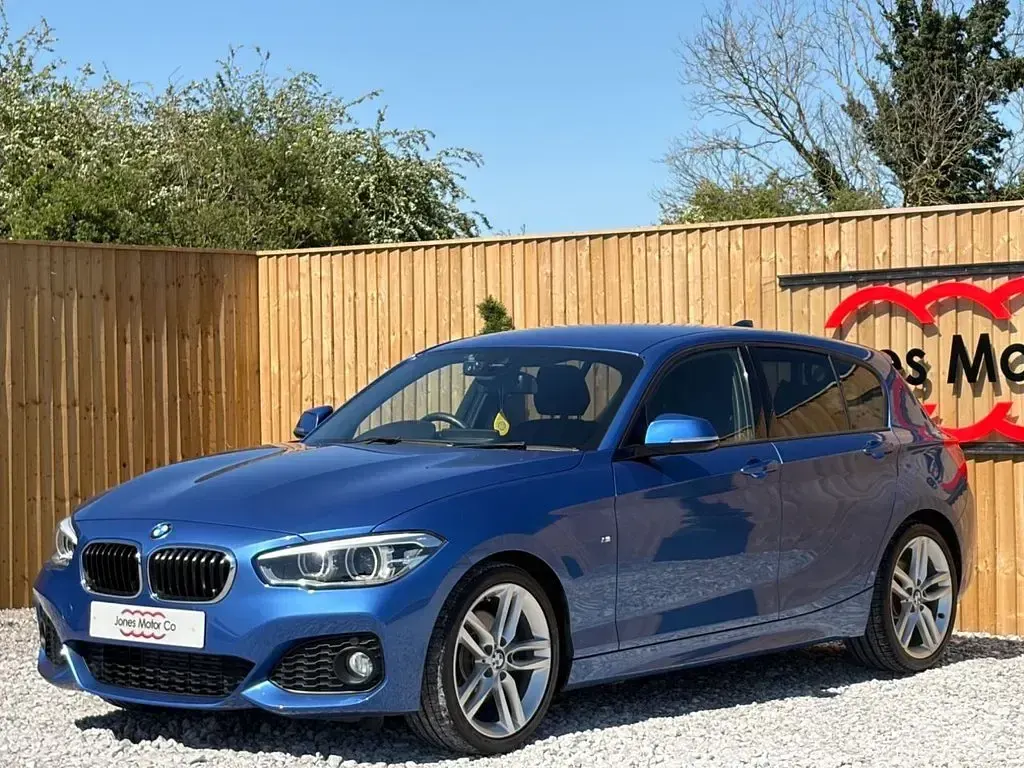 Used BMW 118 M Sport 136 HP (100 kW) 2015 Blue Hatchback