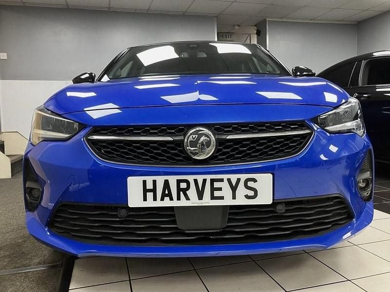 Used Vauxhall Corsa SRi 100 HP (73 kW) 2021 Blue Hatchback