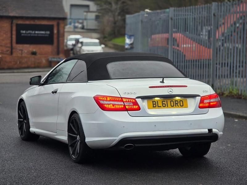 Used Mercedes E220 170 HP (125 kW) 2012 White Cabriolet