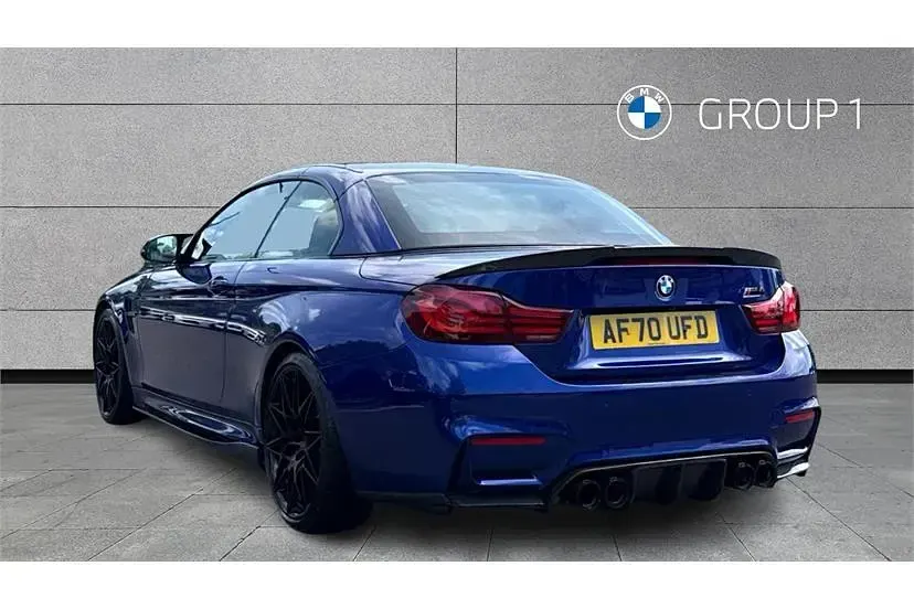 Używany BMW M4 Cabriolet Competition Edition 450 KM (330 kW) 2020 Niebieski Kabriolet