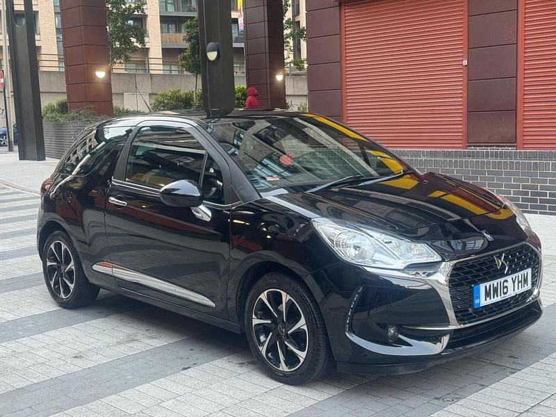 Black Used 2016 DS Automobiles DS3 Elegance Hatchback | £3,500 (Good price) - Image 1/4
