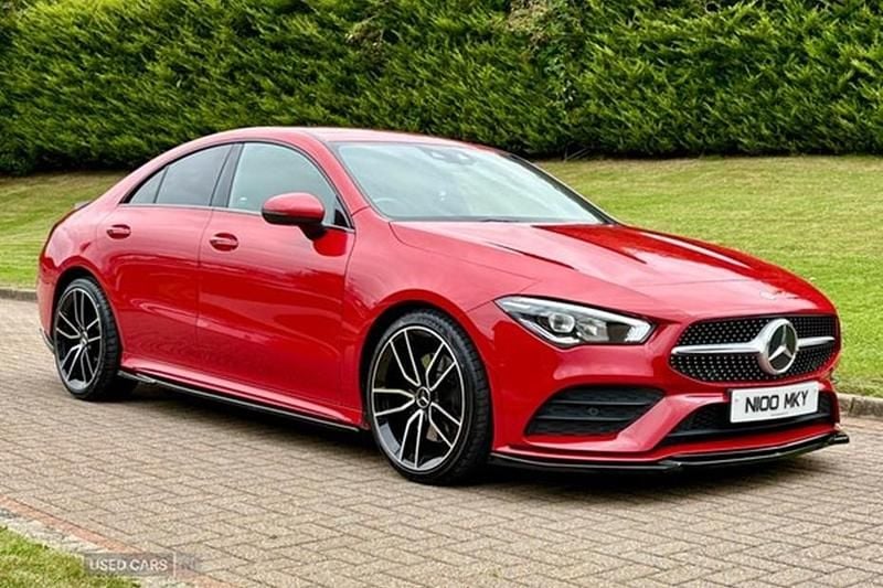 Used Mercedes CLA220 AMG Line Premium 2019 Red Sedan