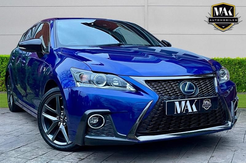 Used Lexus CT200h Sport Line 2018 Blue Hatchback