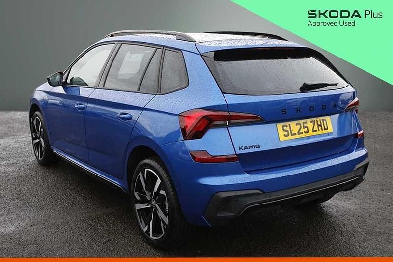 Used Skoda Kamiq Monte Carlo 113 HP (83 kW) 2025 Race blue metallic SUV
