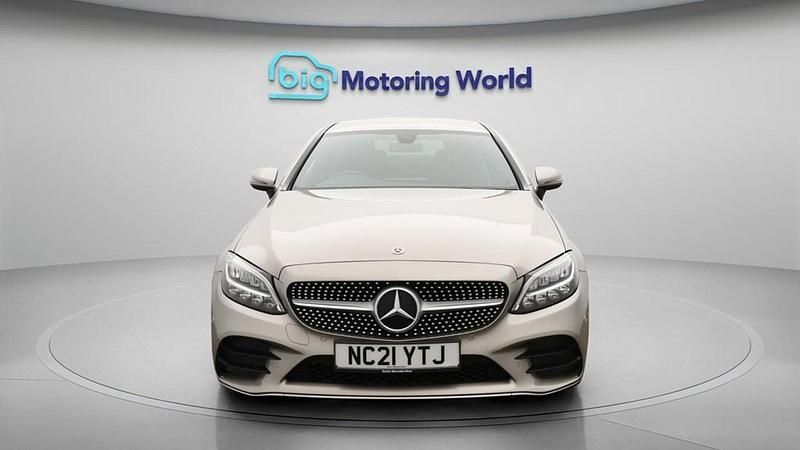 Used Mercedes C220 AMG line 194 HP (142 kW) 2021 Silver Coupe