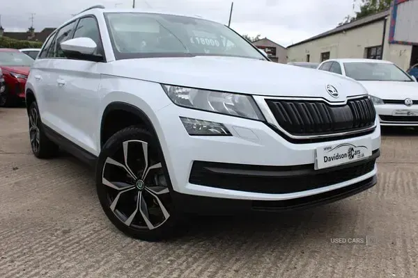 Used Skoda Kodiaq SE 150 HP (110 kW) 2019 White SUV