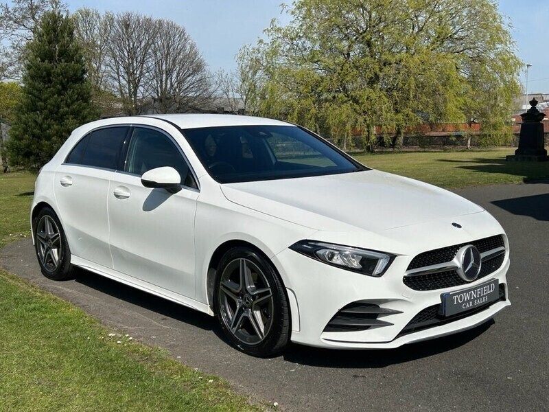 White Used 2019 Mercedes A180 AMG line Hatchback | £14,490 (Fair price) - Image 1/4