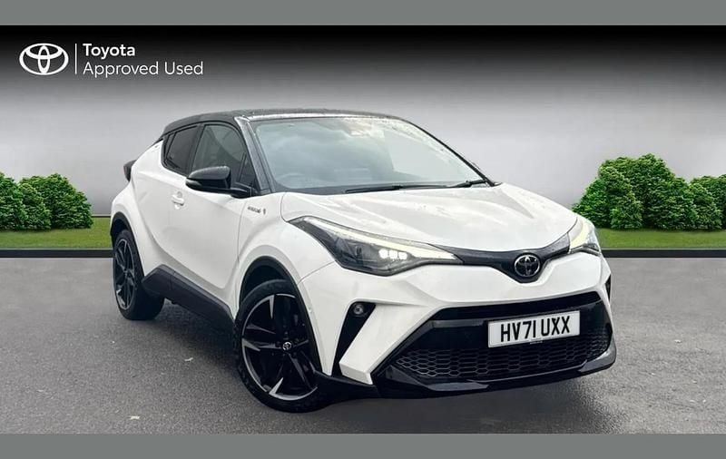 Pure white bitone Used 2021 Toyota C-HR+ Sport SUV | £21,521 - Image 1/4