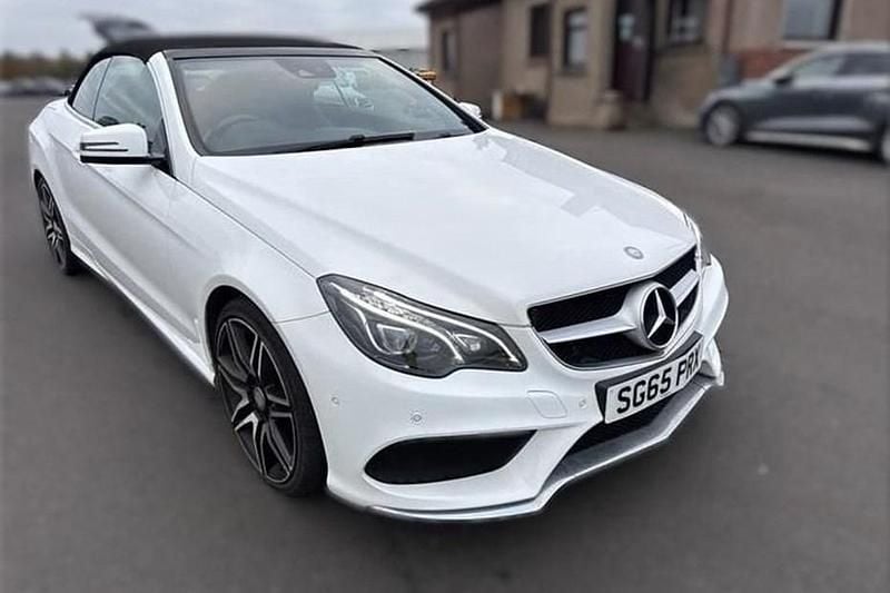 White Used 2015 Mercedes E400 AMG line Cabriolet | £15,000 - Image 1/1