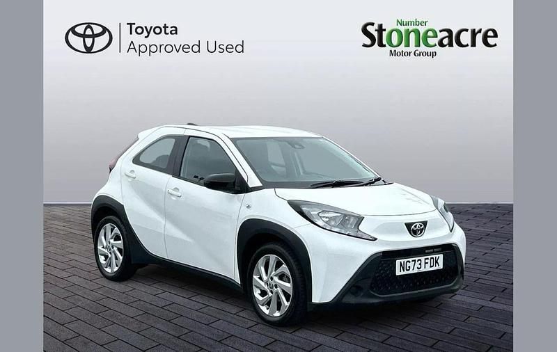 White Used 2023 Toyota Aygo PURE Hatchback | £15,000 (Fair price) - Image 1/2
