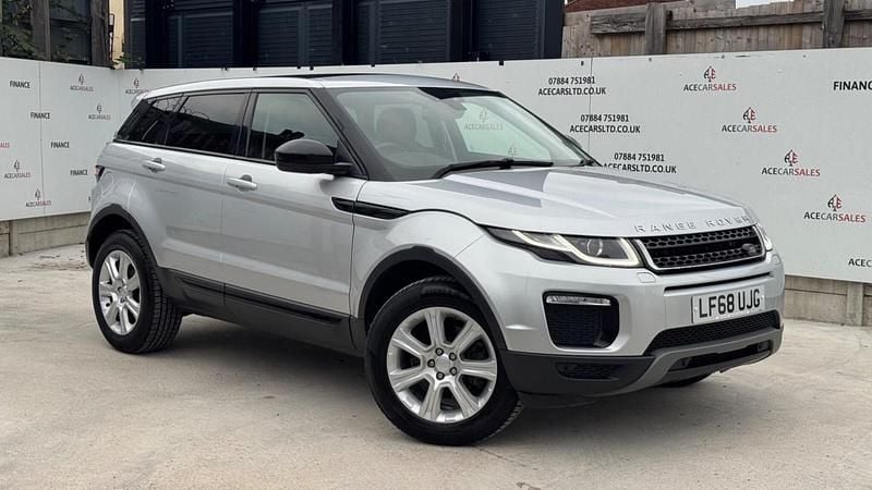 Silver Used 2018 Land Rover Range Rover evoque SE SUV | £13,695 (Good price) - Image 1/4