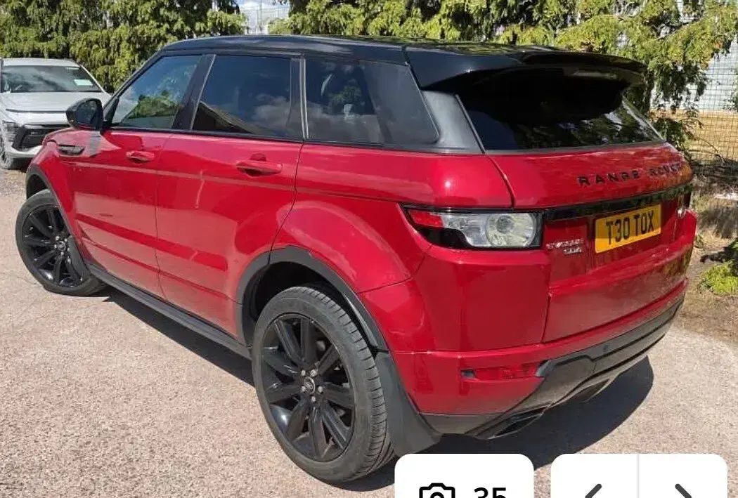 Used Land Rover Range Rover evoque Dynamic 190 HP (139 kW) 2014 Red SUV