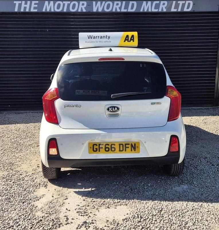 Used Kia Picanto 65 HP (47 kW) 2016 White Hatchback