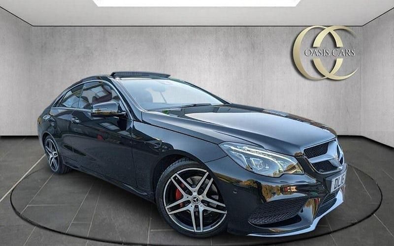 Black Used 2015 Mercedes E200 AMG line Coupe | £16,995 - Image 1/4