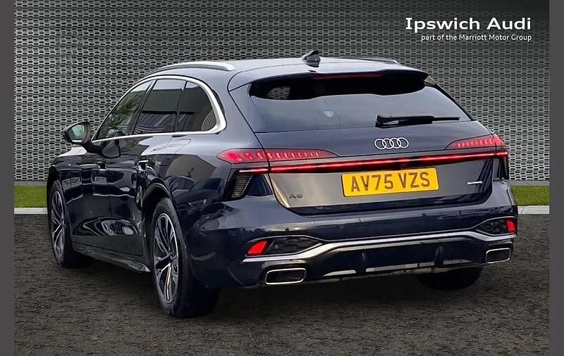 Used Audi A6 S-Line 295 HP (216 kW) 2025 Blue Estate