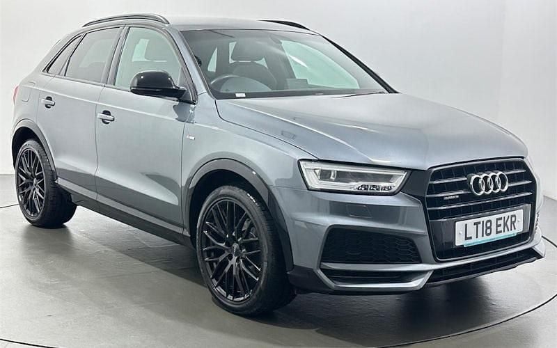 Grey Used 2018 Audi Q3 Black Edition SUV | £15,967 (Good price) - Image 1/3