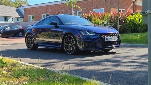 Navarra blue metallic Used 2022 Audi TT Black Edition Coupe | £28,495 (Expensive) - Image 1/1