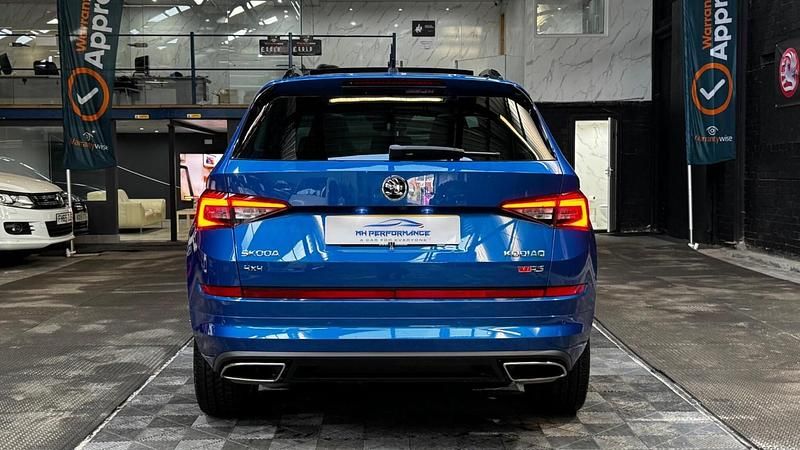 Used Skoda Kodiaq vRS 239 HP (175 kW) 2019 Blue SUV