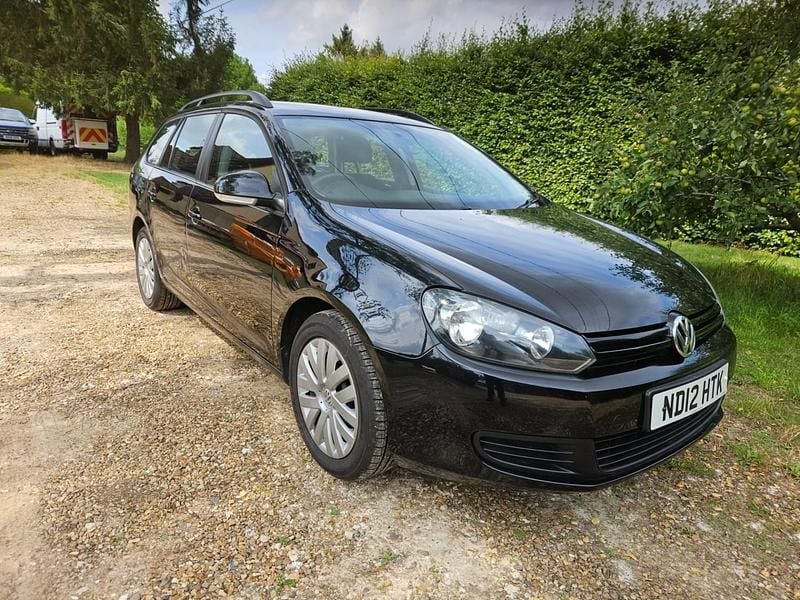 Black Used 2012 VW Golf VII S Estate | £2,795 (Fair price) - Image 1/4