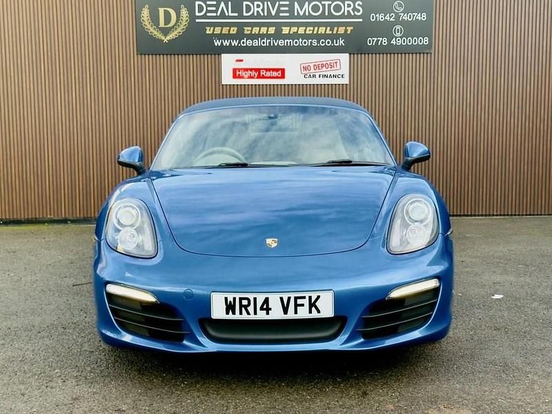 Used Porsche Boxster 265 HP (194 kW) 2014 Blue Cabriolet