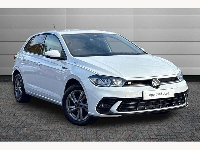 White Used 2025 VW Polo R-line Hatchback | £22,149 (Fair price) - Image 1/3