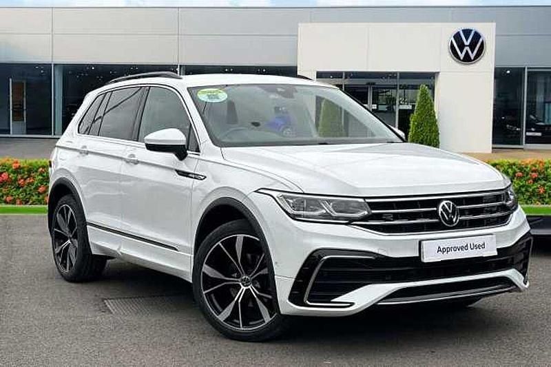 Used VW Tiguan R-line 150 HP (110 kW) 2021 White SUV