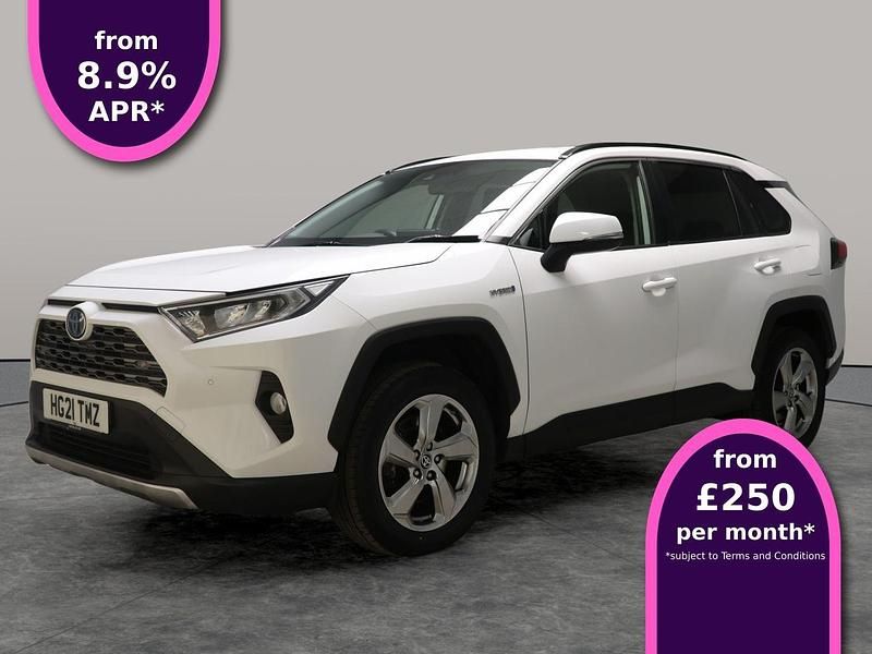 White Used 2021 Toyota RAV4 Hybrid Design SUV | £17,246 (Fair price) - Image 1/3