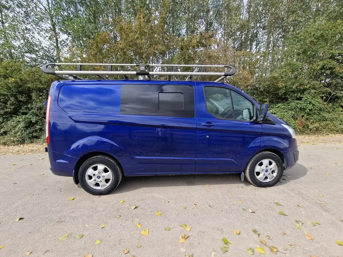 Used Ford Transit Custom Limited 125 HP (91 kW) 2015 Blue Van