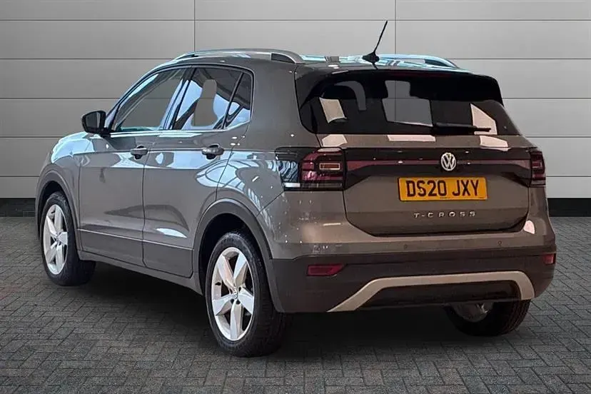 Used VW T-Cross SEL 150 HP (110 kW) 2020 Limestone grey SUV