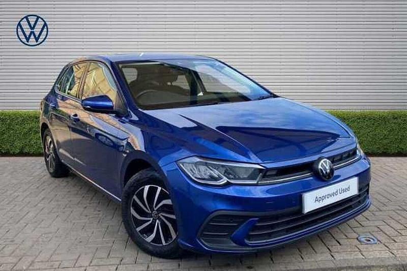 Used VW Polo Life 95 HP (69 kW) 2023 Blue Hatchback